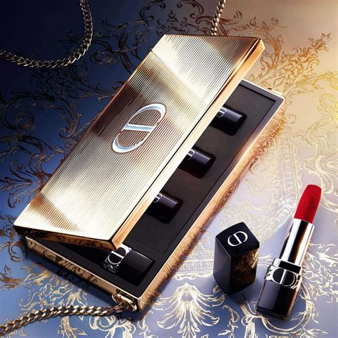 dior minaudière rouge dior limited edition set stores|Dior minaudiere lipstick set.